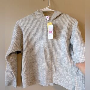 NWT CHLOE & CYRUS girls gray hooded sweater